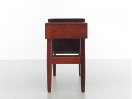 Mid-Century modern scandinavian planter table by Arne Wahl Iversen in Rio rosewood