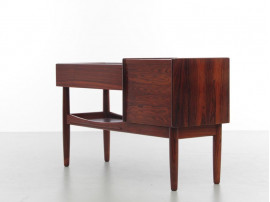 Mid-Century modern scandinavian planter table by Arne Wahl Iversen in Rio rosewood