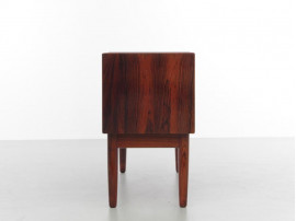 Mid-Century modern scandinavian planter table by Arne Wahl Iversen in Rio rosewood