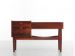 Mid-Century modern scandinavian planter table by Arne Wahl Iversen in Rio rosewood