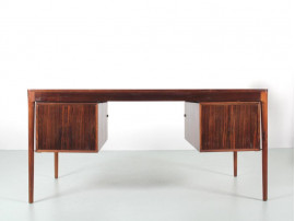 Mid-Century  modern scandinavian desk in Rio rosewood by Torbjørn Afdal