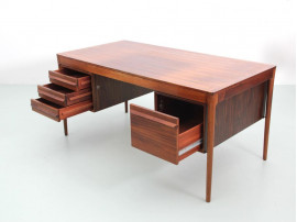 Mid-Century  modern scandinavian desk in Rio rosewood by Torbjørn Afdal