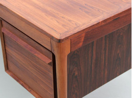 Mid-Century  modern scandinavian desk in Rio rosewood by Torbjørn Afdal