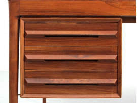 Mid-Century  modern scandinavian desk in Rio rosewood by Torbjørn Afdal