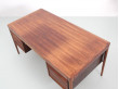 Mid-Century  modern scandinavian desk in Rio rosewood by Torbjørn Afdal