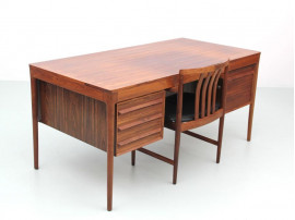 Mid-Century  modern scandinavian desk in Rio rosewood by Torbjørn Afdal