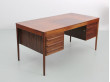 Mid-Century  modern scandinavian desk in Rio rosewood by Torbjørn Afdal