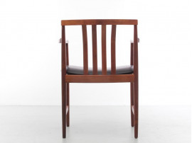 Mid-Century  modern scandinavian armchair in Rio rosewood by Westnofa