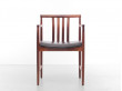 Mid-Century  modern scandinavian armchair in Rio rosewood by Westnofa