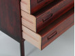 Mid-Century  modern scandinavian chest of drawer in Rio rosewood by Arne Wahl Iversen