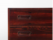 Mid-Century  modern scandinavian chest of drawer in Rio rosewood by Arne Wahl Iversen