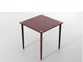 Mid-Century  modern scandinavian occasional table in Rio rosewood by  Georg Petersens Møbelfabrik