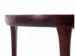 Mid-Century  modern scandinavian oval dining table in Rio rosewood by Kofod Larsen