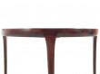 Mid-Century  modern scandinavian oval dining table in Rio rosewood by Kofod Larsen