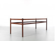 Table basse  scandinave en palissandre de Rio 