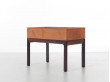 Mid-Century  modern scandinavian planter in Rio rosewood and copper by Arne Wahl Iversen