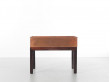 Mid-Century  modern scandinavian planter in Rio rosewood and copper by Arne Wahl Iversen