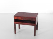 Mid-Century  modern scandinavian bed table in Rio rosewood by Arne Wahl Iversen