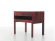 Mid-Century  modern scandinavian bed table in Rio rosewood by Arne Wahl Iversen