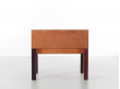 Mid-Century  modern scandinavian bed table in Rio rosewood by Arne Wahl Iversen