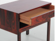 Mid-Century  modern scandinavian bed table in Rio rosewood by Arne Wahl Iversen