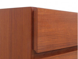 Mid-Century  modern scandinavian chest of drawer in teck by Arne Wahl Iversen