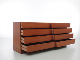 Mid-Century  modern scandinavian chest of drawer in teck by Arne Wahl Iversen