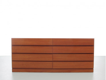 Mid-Century  modern scandinavian chest of drawer in teck by Arne Wahl Iversen