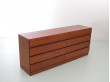 Mid-Century  modern scandinavian chest of drawer in teck by Arne Wahl Iversen