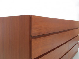 Mid-Century  modern scandinavian chest of drawer in teck by Arne Wahl Iversen