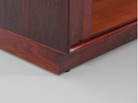 Mid-Century  modern scandinavian sideboard in Rio rosewood by Henning Kjaernulf 