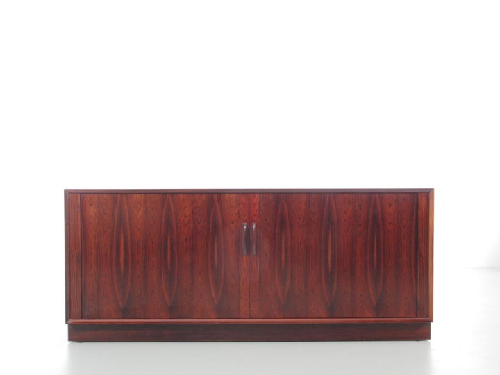 Mid-Century  modern scandinavian sideboard in Rio rosewood by Henning Kjaernulf 