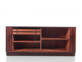 Mid-Century  modern scandinavian sideboard in Rio rosewood by Henning Kjaernulf 