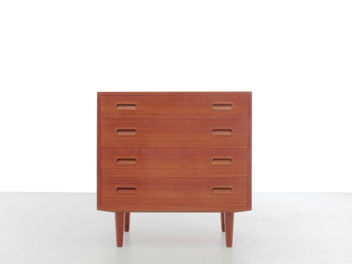 Mid-Century  modern scandinavian chest or drawer in teak by Poul Hundevad