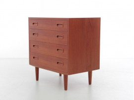 Mid-Century  modern scandinavian chest or drawer in teak by Poul Hundevad