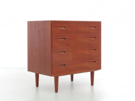 Mid-Century  modern scandinavian chest or drawer in teak by Poul Hundevad