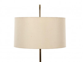 Mid-Century  modern scandinavian floor lamp in brass