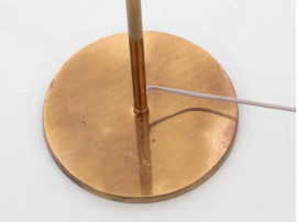 Mid-Century  modern scandinavian floor lamp in brass