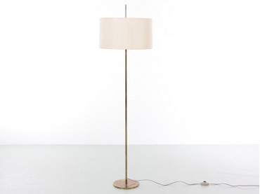 Mid-Century  modern scandinavian floor lamp in brass