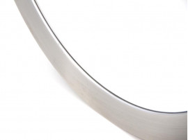 Miroir scandinave rond en aluminium