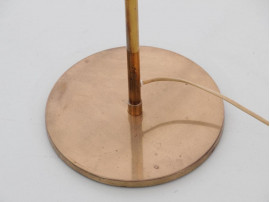 Mid-Century  modern scandinavian floor lamp in brass