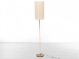 Mid-Century  modern scandinavian floor lamp in brass