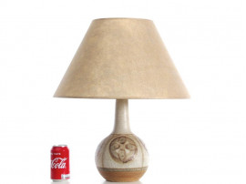 Mid-Century  modern scandinavian  ceramic table lamp by Søholm