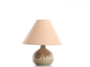 Mid-Century  modern scandinavian  ceramic table lamp by Søholm