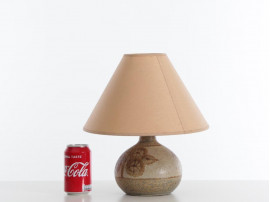 Mid-Century  modern scandinavian  ceramic table lamp by Søholm