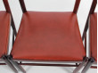 Mid-Century  modern  set of 4 dining chairs in Rio rosewood by H. Vestervig Eriksen