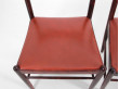 Mid-Century  modern  set of 4 dining chairs in Rio rosewood by H. Vestervig Eriksen