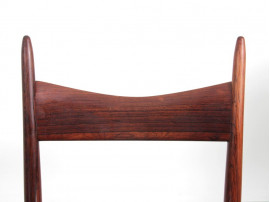 Mid-Century  modern  set of 4 dining chairs in Rio rosewood by H. Vestervig Eriksen