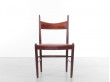 Mid-Century  modern  set of 4 dining chairs in Rio rosewood by H. Vestervig Eriksen