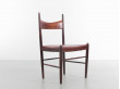 Mid-Century  modern  set of 4 dining chairs in Rio rosewood by H. Vestervig Eriksen